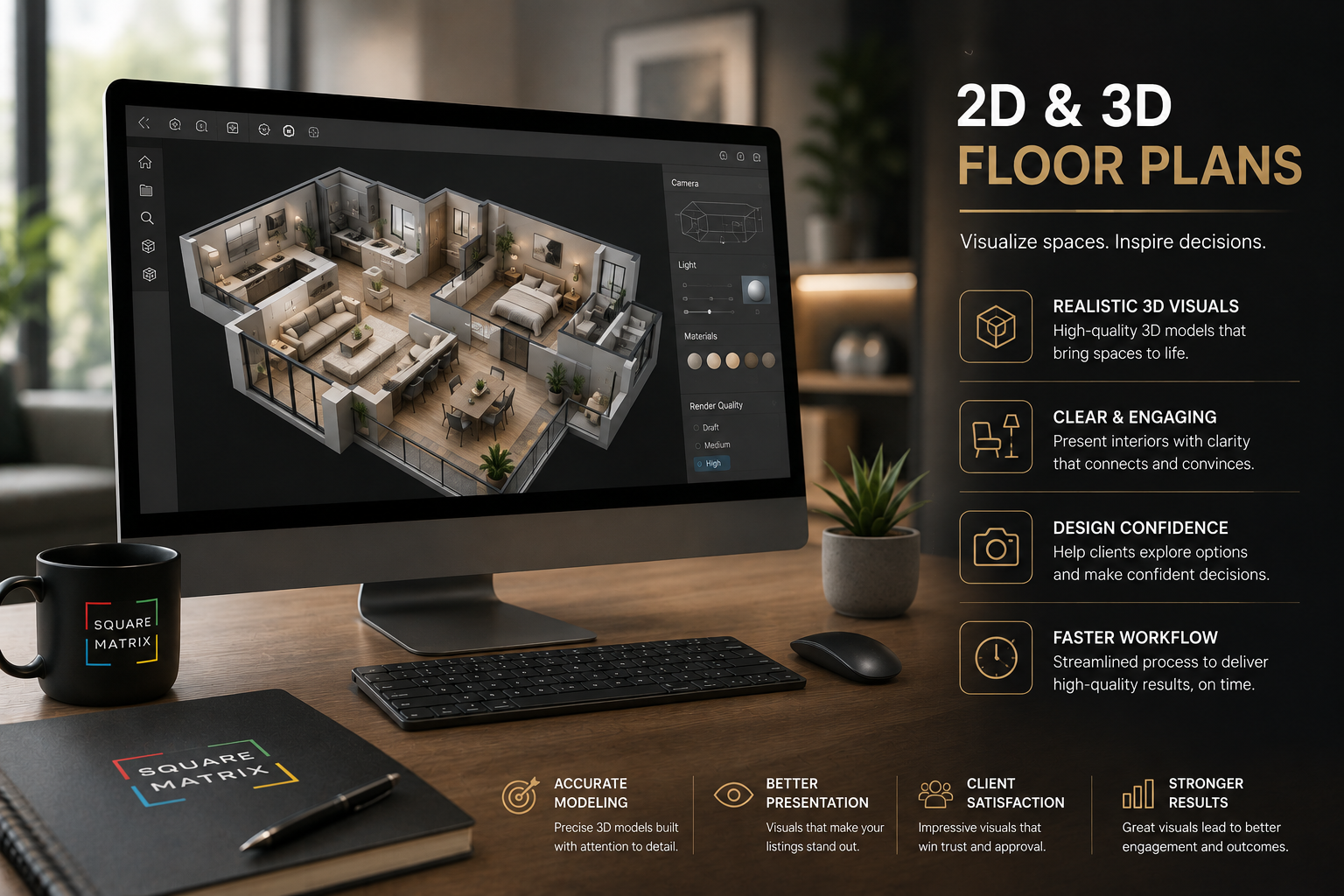 Architectural floor plans